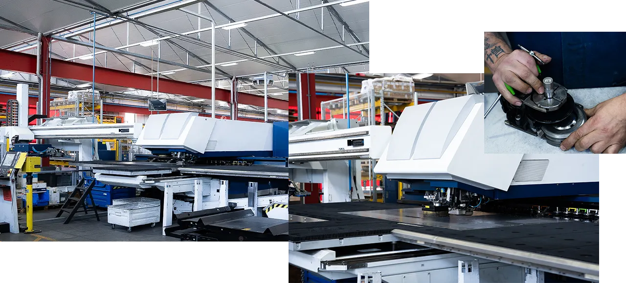 Punzonatura e lavorazioni combinate su lamiera